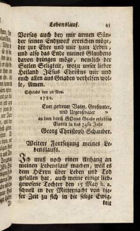45-53, Weitere Fortsetzung meines Lebenslaufs