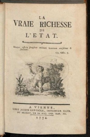 1: La Vraie Richesse De L'Etat.
