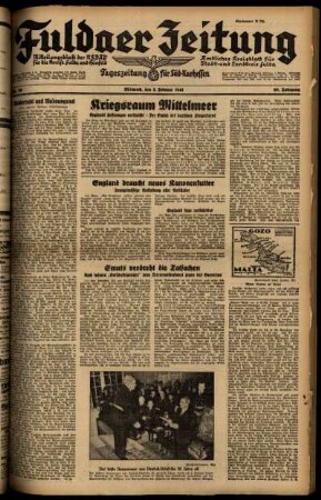 Ausgabe vom Mittwoch, den 05. Februar 1941.