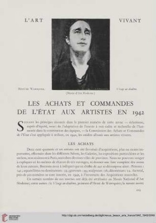 L'art vivant
