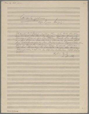 Concerti grossi, pf, LüdD deest - BSB Mus.N. 119,150 : Concerto grosso // 4 händiger Auszug.