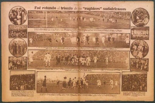 Fué rotundo el triunfo de los "rugbiers" sudafricanos [Fotografías]