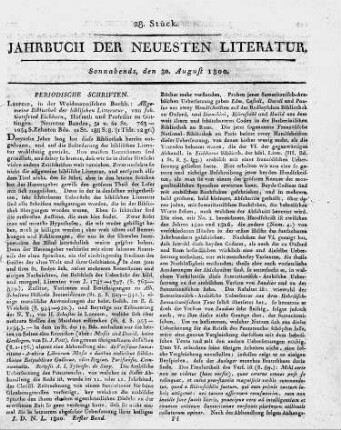 1800-08-30 : 28. Stück