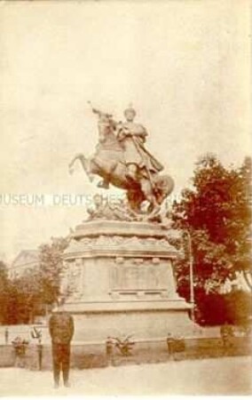 Ansicht des Sobieski-Denkmals in Lemberg (polnisch Lwów, heute Lwow, Ukraine)