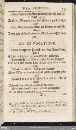 XIIX. De Vocatione
