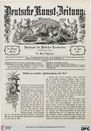 Nr. 15 (13. April 1873)