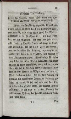 Sechste Unterredung.