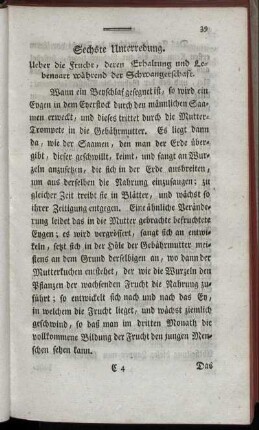 Sechste Unterredung.