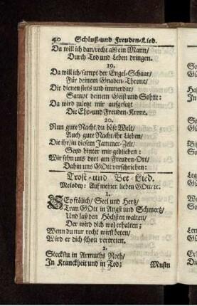 Trost- und Bet-Lieder