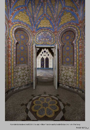 Castello di Sammezzano, Villa di Sammezzano, Ballsaal, Sala da Ballo, Weißer Saal, Sala Bianca, Östlicher kleiner Saal, Saletta a est, Reggello