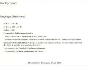 A Language Engineering Architecture for Processing Informal Mathematical Discourse