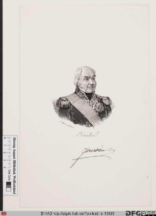 Bildnis Jean-Baptiste (comte) Jourdan