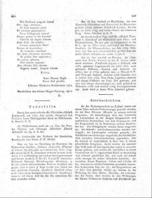 Schulnachrichten.