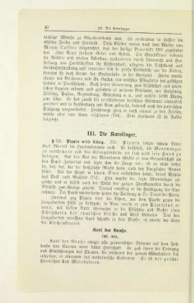 III. Die Karolinger
