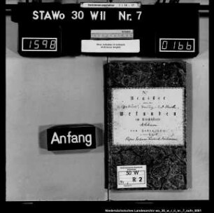 Zivilstandsregister Ahlum (Kanton Wolfenbüttel)