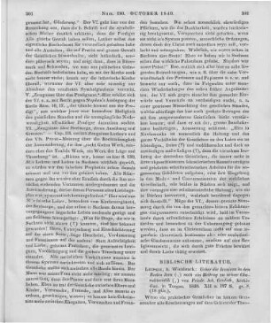 Grulich, F, J.: Ueber die Ironiien in den Reden Jesu. Noch ein Beitrag zu seiner Characteristik. Leipzig: Wienbrack 1838