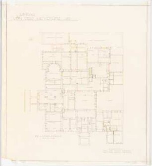 Villa von der Heydt, Berlin-Tiergarten Umbau: Grundriss Kellergeschoss 1:100