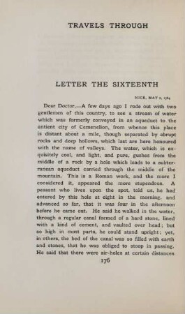 Letter the sixteenth