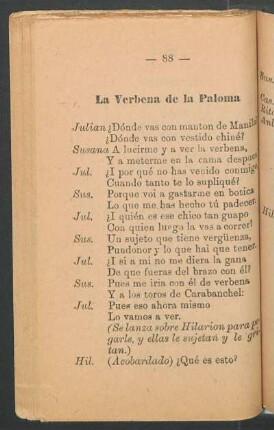 La Verbena de la Paloma