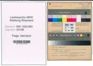 Entnazifizierung Hermann Fiege , geb. 16.07.1902 (Waechter)