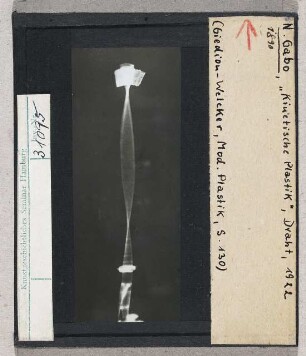 Naum Gabo: Kinetische Plastik, Draht, 1922