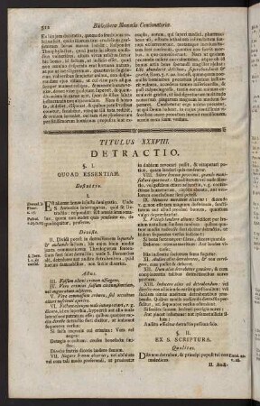 512-528, XXXVIII. Detractio