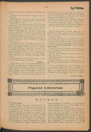 Figuras literarias : Balzac