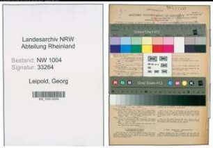Entnazifizierung Georg Leipold , geb. 24.09.1904 (Schreiner)