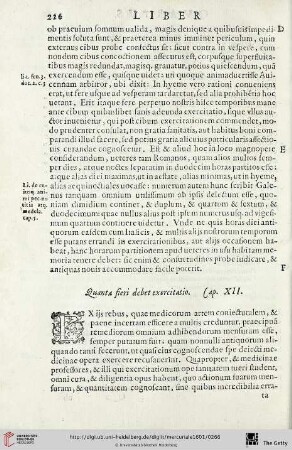 Cap. XII.: Quanta fieri debet exercitatio