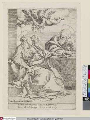 Maria mater gratiae, Mater misercordiae, Tu nos ab hoste protege, Et hora mortis suscipe