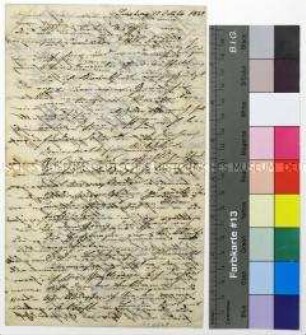 Brief von Franz Raveaux an Franz Wolff