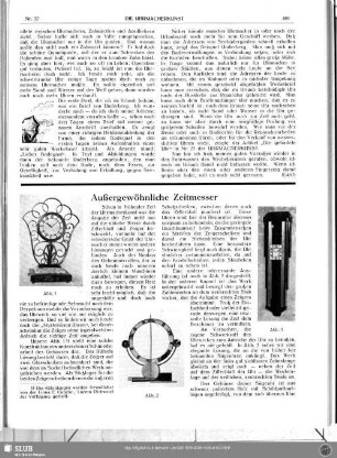 Außergewöhnliche Zeitmesser