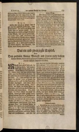279-284, Das ein und zwanzigste - zwey und zwanzigste Capitel