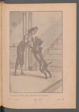 El perro no sabía cómo demostrar su contento. - [Ilustración]