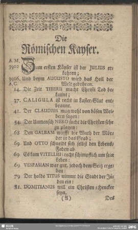 Die Römischen Kayser