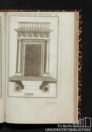 XXXIIII. L'Invention de Vignole. Quelques dessins de.
