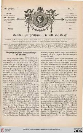 Die großherzoglichen Kunstsammlungen in Schwerin