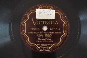 Sonnambula - Ah! Non credea mirarti : (Could I believe) (Act 3) / (Bellini)