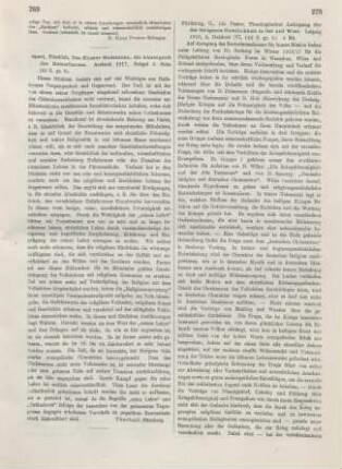 269-271 [Rezension] Sperl, Friedrich, Das Kloster Heilsbronn