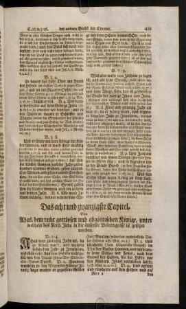 499-508, Das acht und zwanzigste - neun und zwanzigste Capitel