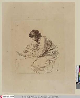 [Saint Jean L'Èvangeliste, Ècrivant; Johannes der Evangelist, schreibend]
