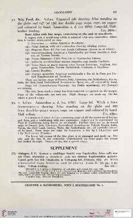 Supplement (Nr. 375 - 381)