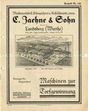 Maschinen zur Torfgewinnung