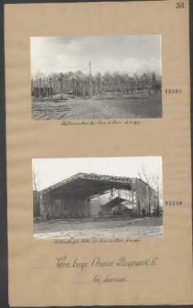 Holzhalle für RBL (Riesen-Ballon-Luftschiff?)