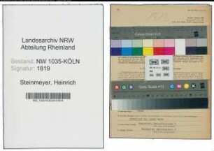 Entnazifizierung Heinrich Steinmeyer , geb. 03.09.1883 ()