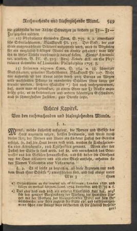 Achtes Kapitel. Von den rothmachenden und blasenziehenden Mitteln