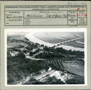 Mülheim a. d. Ruhr, Waldgasthof Tersteegensruh, Ruhrbecken nach Saarn