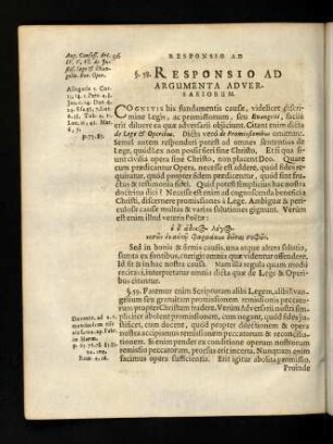 96-124, Responsio Ad Argumenta Adversariorum