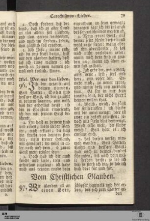 Vom Christlichen Glauben.