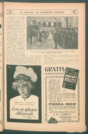 La apertura del parlamento holandés